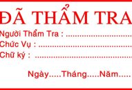 Dịch vụ khắc dấu đã thẩm tra tại An Giang