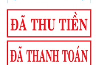 Khắc dấu đã thu tiền 