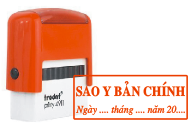 Khắc dấu sao y bản chính chất lượng tại Chợ Mới